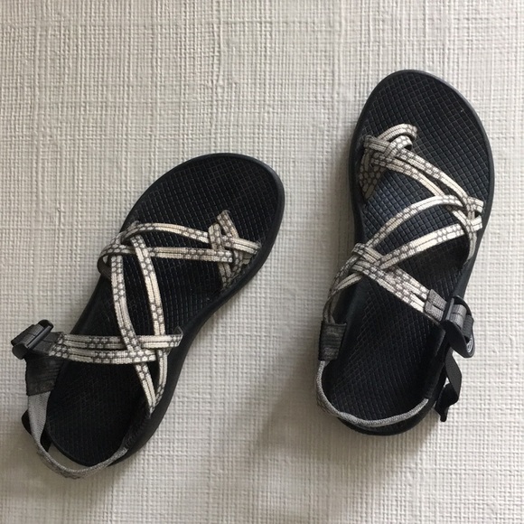 Chaco Shoes - White and Grey Chaco Size 8 Sandal